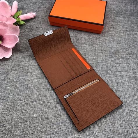 leather hermes wallet|Hermes wallet price list.